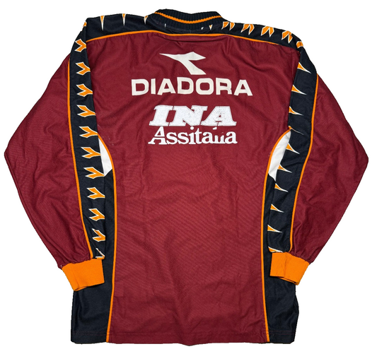 Maglia As roma shirt Jersey training Diadora Ina Assitalia 1997 1998 XL TOTTI