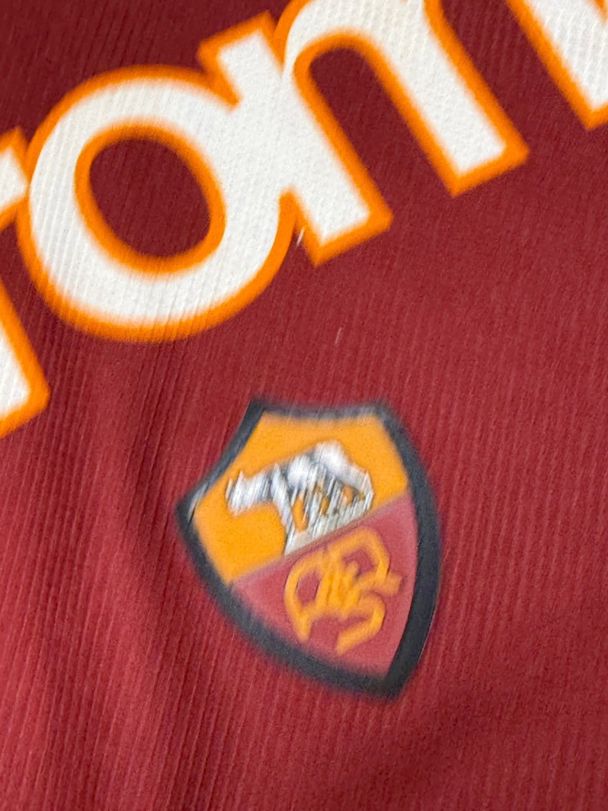 Maglia As roma shirt Jersey training Diadora Ina Assitalia 1997 1998 XL TOTTI