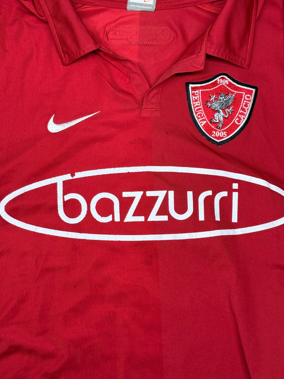 maglia calcio vintage Perugia Nike 2006 2007 home shirt jersey maillot trikot
