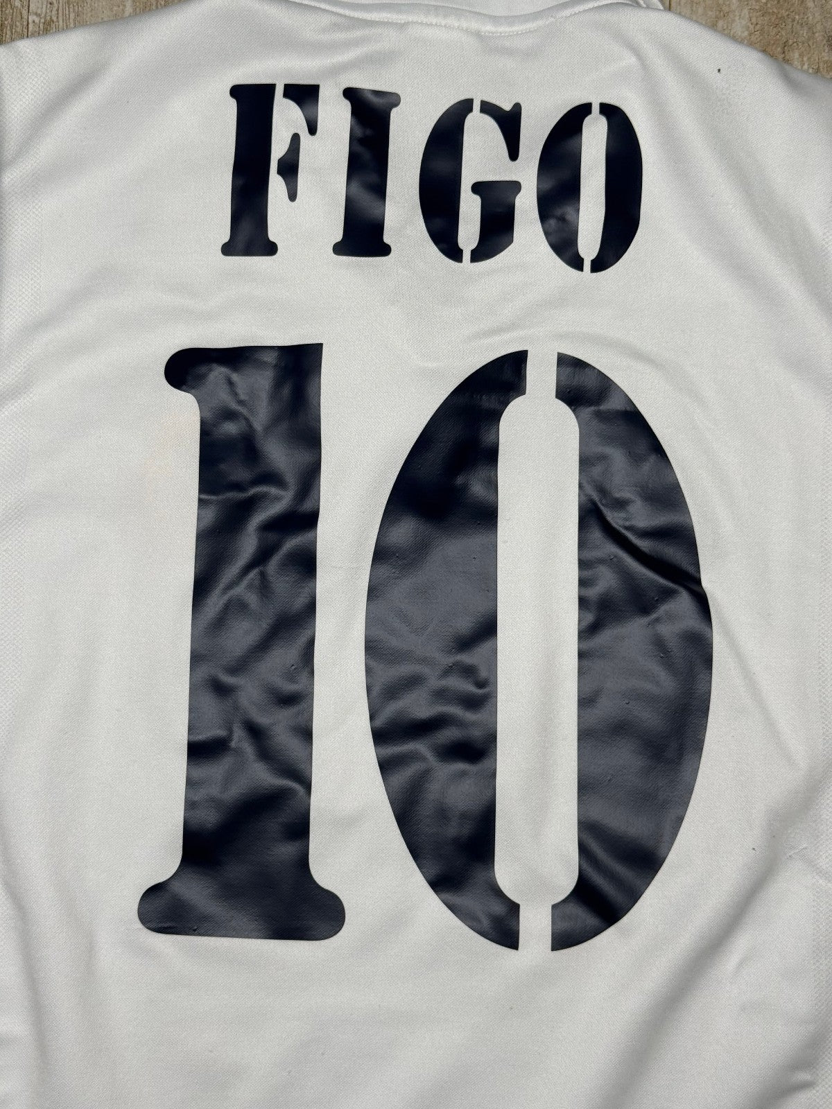 maglia calcio Real Madrid vintage FIGO 100 years camiseta 2001 2002 LFP camiseta
