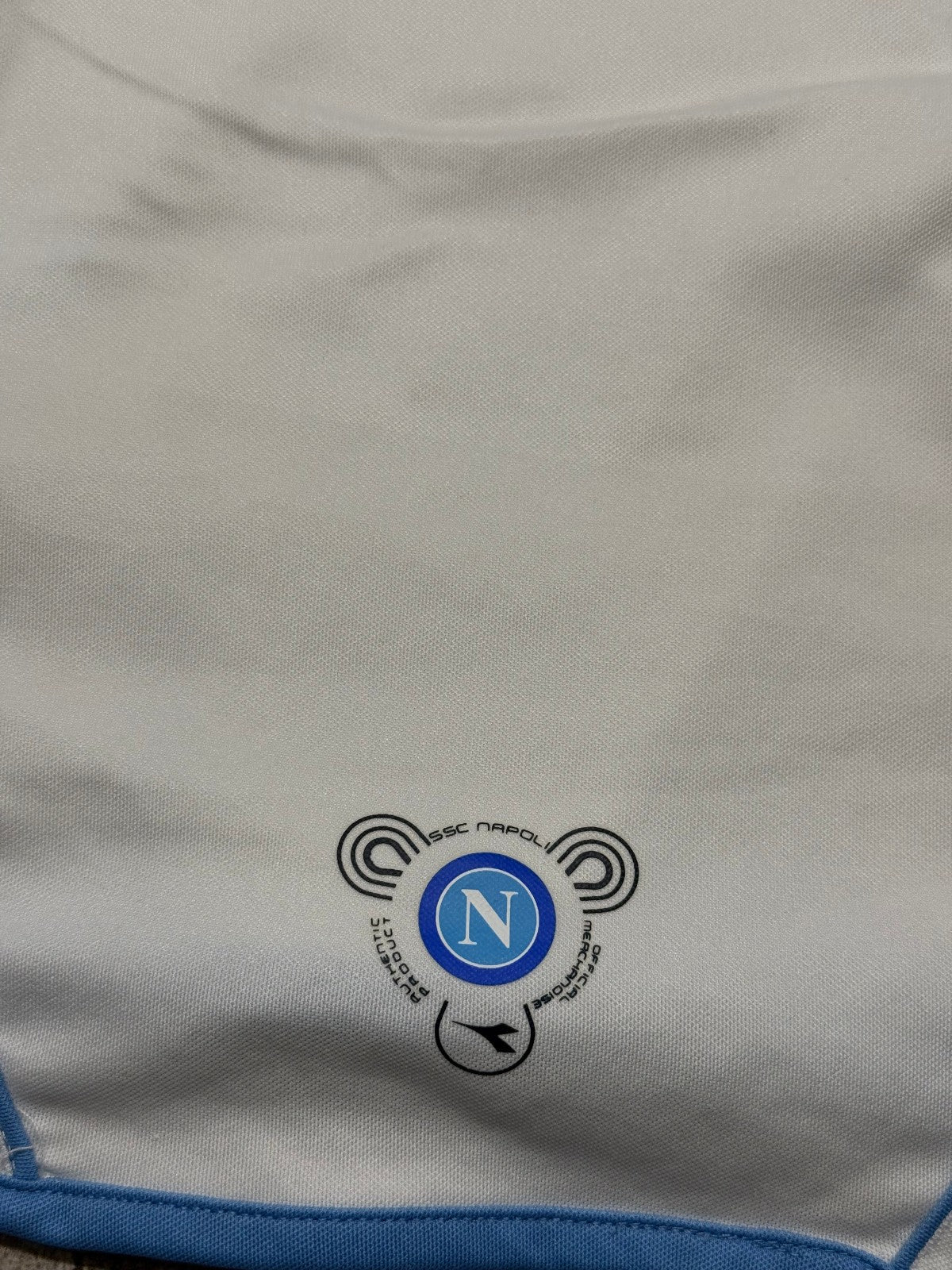 maglia calcio vintage SSC NAPOLI LAVEZZI #7 Diadora Serie A 2007 2008 LETE M