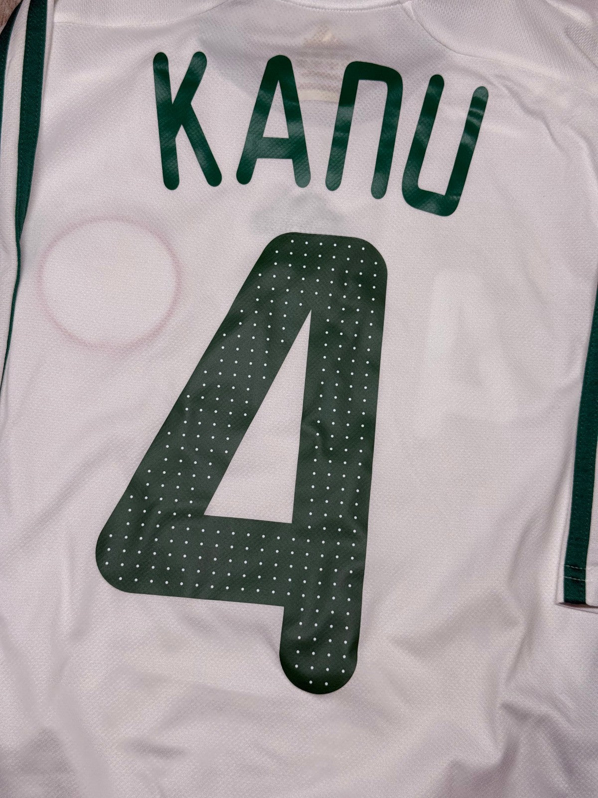 maglia calcio vintage Nigeria Abuja KANU Adidas 2008 world cup African CUP
