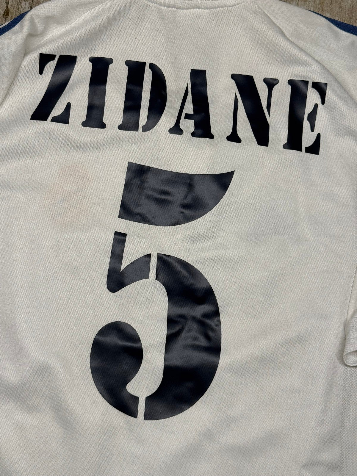 maglia calcio Real Madrid vintage ZIDANE Home camiseta 2001 2002 LFP camiseta