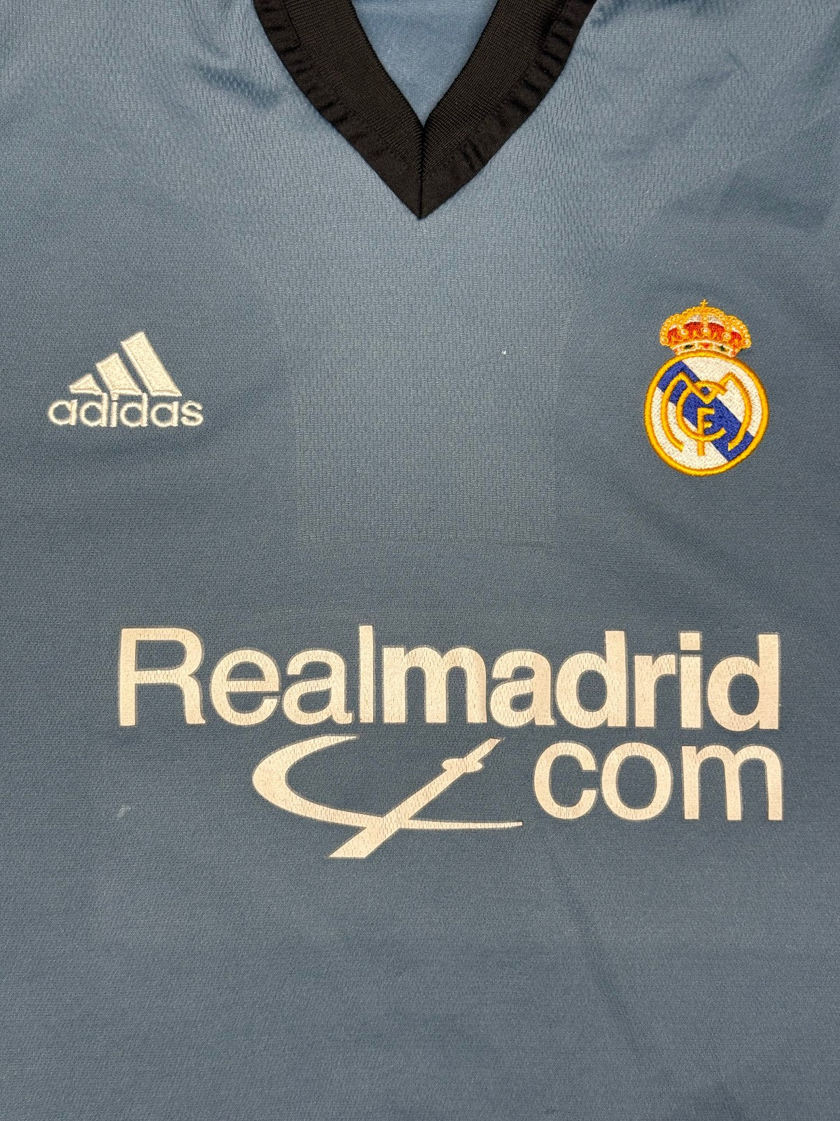maglia calcio Real Madrid vintage ZIDANE away camiseta 2001 2002 LFP camiseta