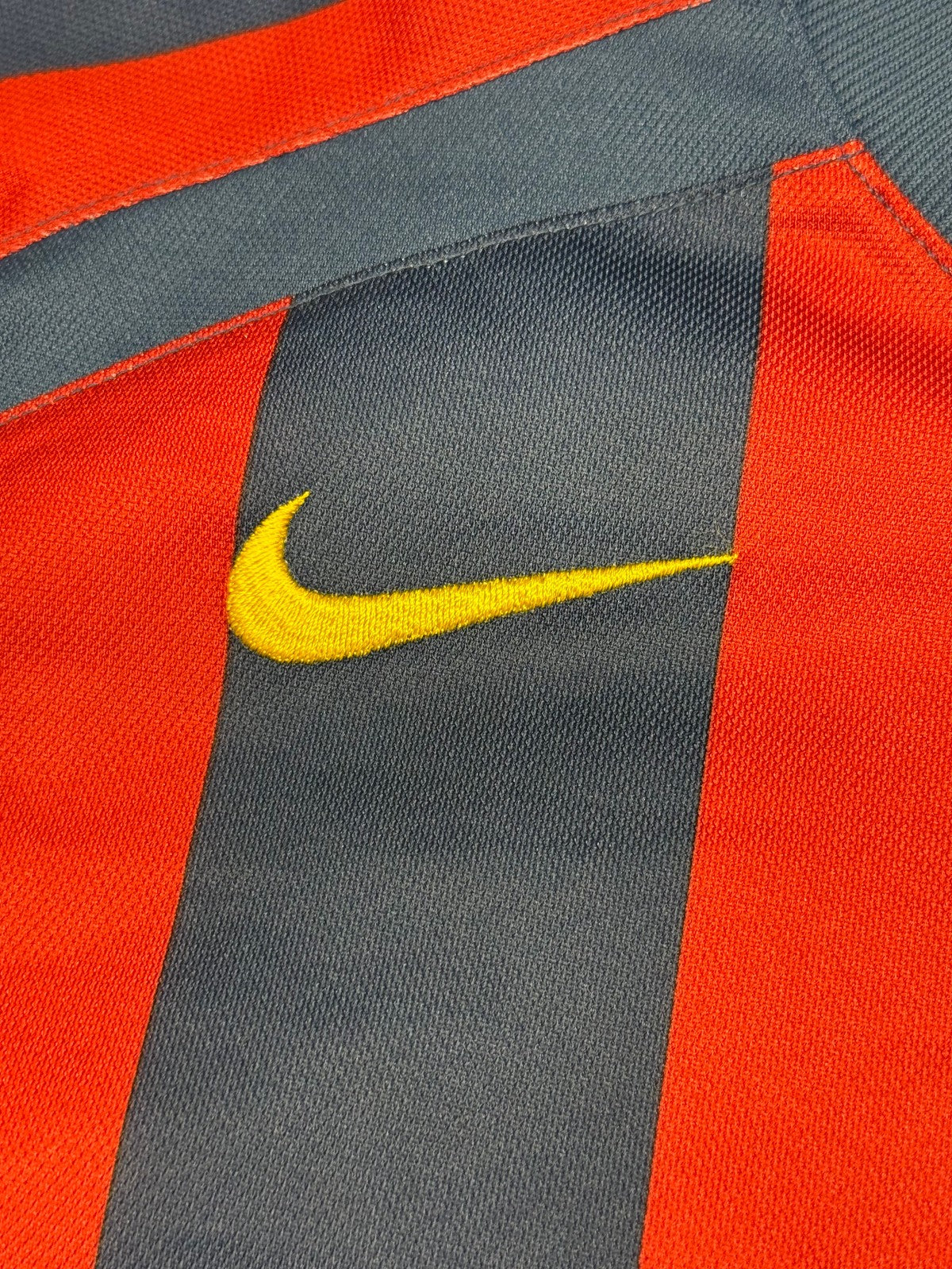 maglia calcio vintage Barcelona Nike Ronaldinho 2005 2006 FAN TOTAL 90 Barca
