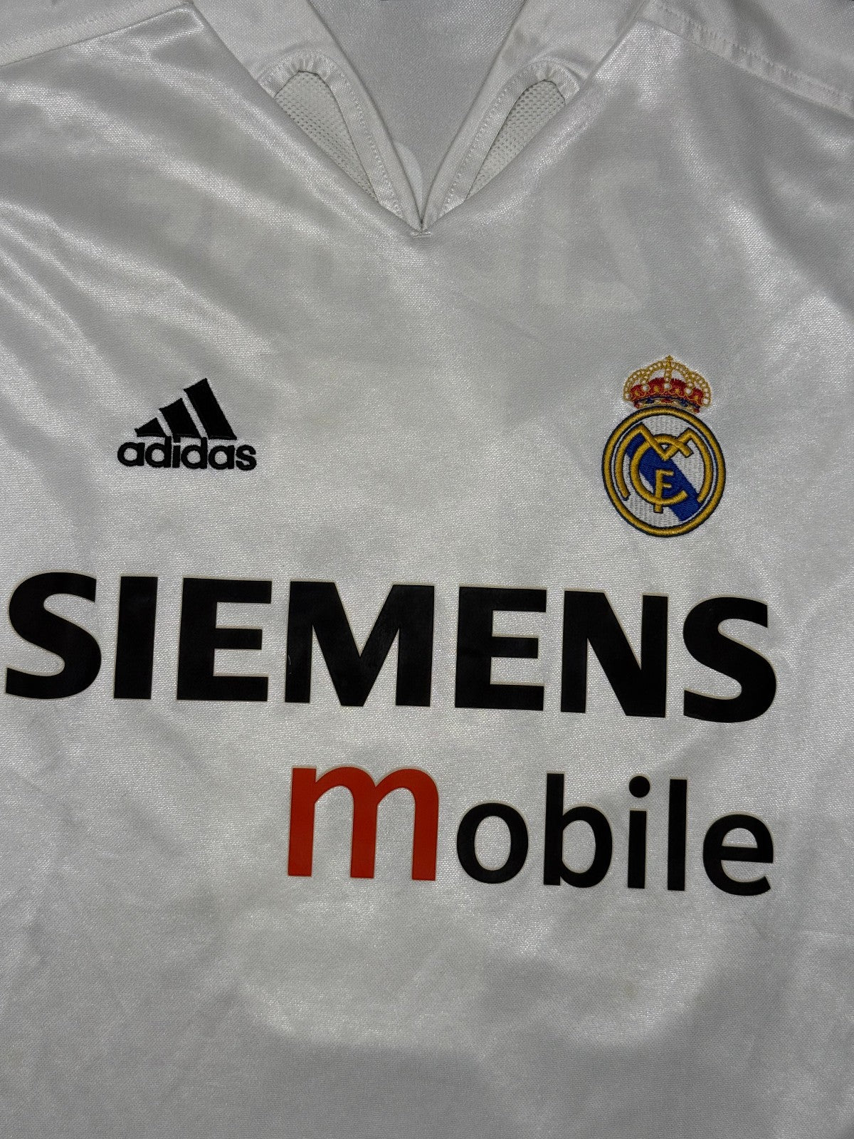 maglia calcio vintage ZIDANE Real Madrid ADIDAS Siemens Mobile 2004 2005 LFP