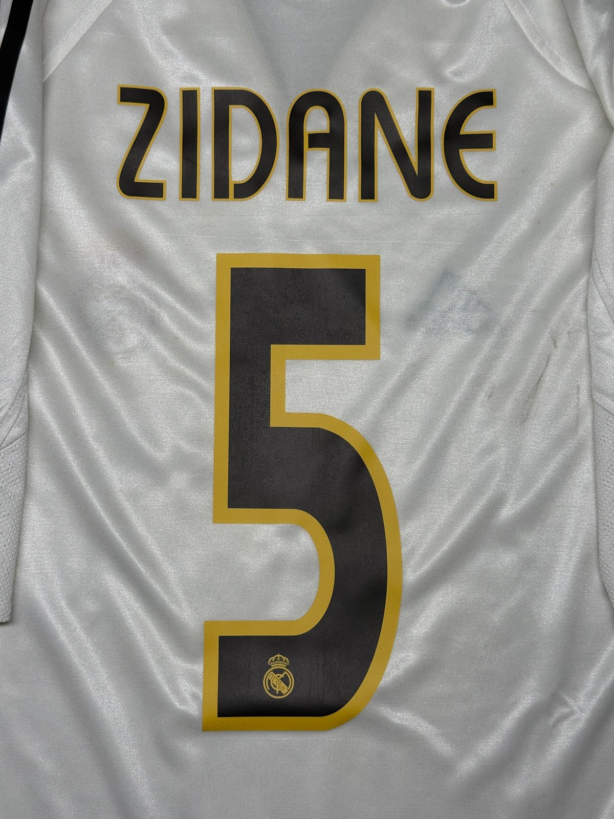 maglia calcio vintage ZIDANE Real Madrid ADIDAS Siemens Mobile 2004 2005 LFP
