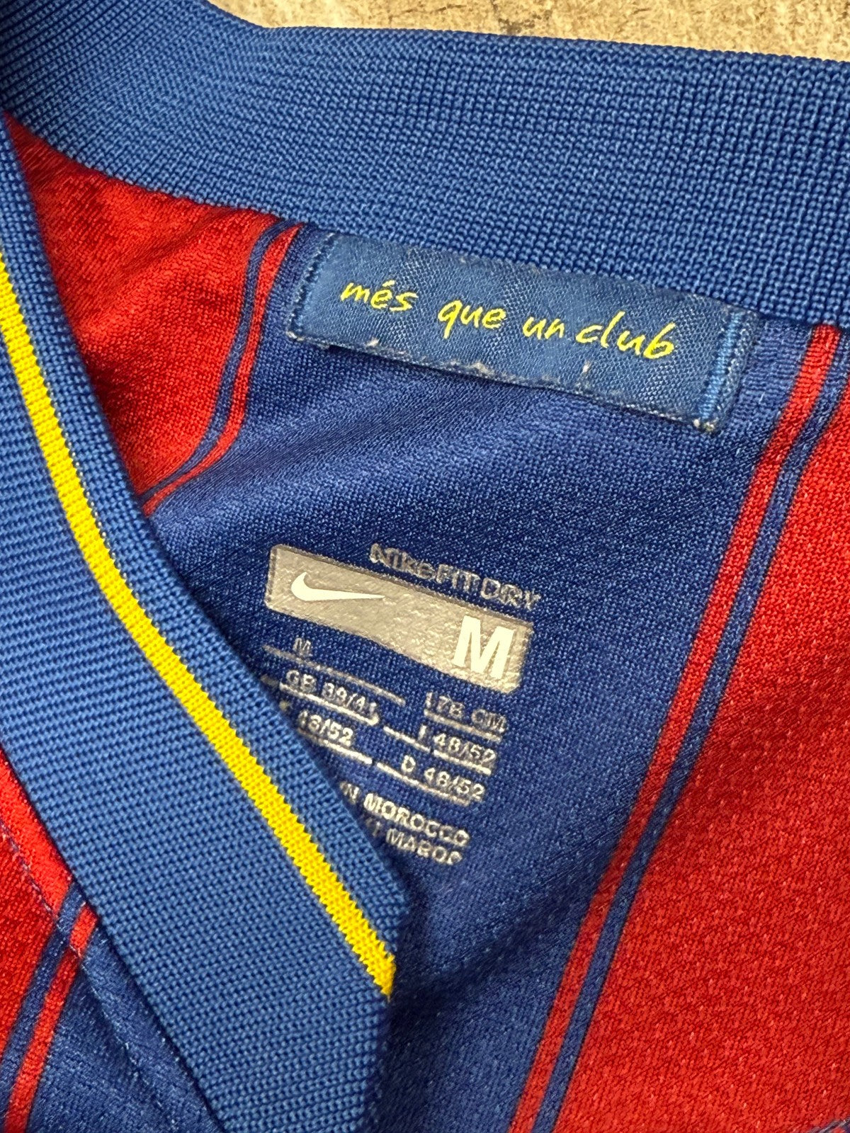 maglia calcio MESSI barcellona vintage NIKE 2009 2010 shirt jersey final unicef
