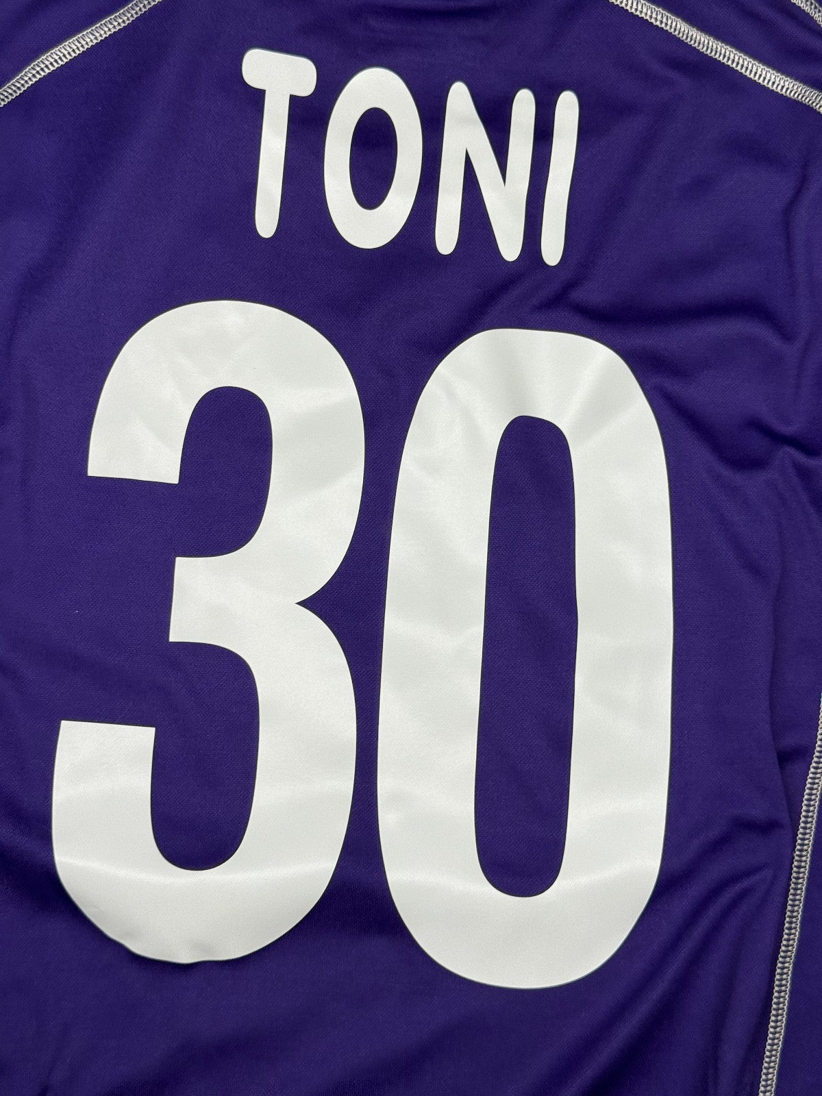 maglia calcio Fiorentina TONI vintage Lotto TOYOTA 2005 2006 XXL Serie A jersey