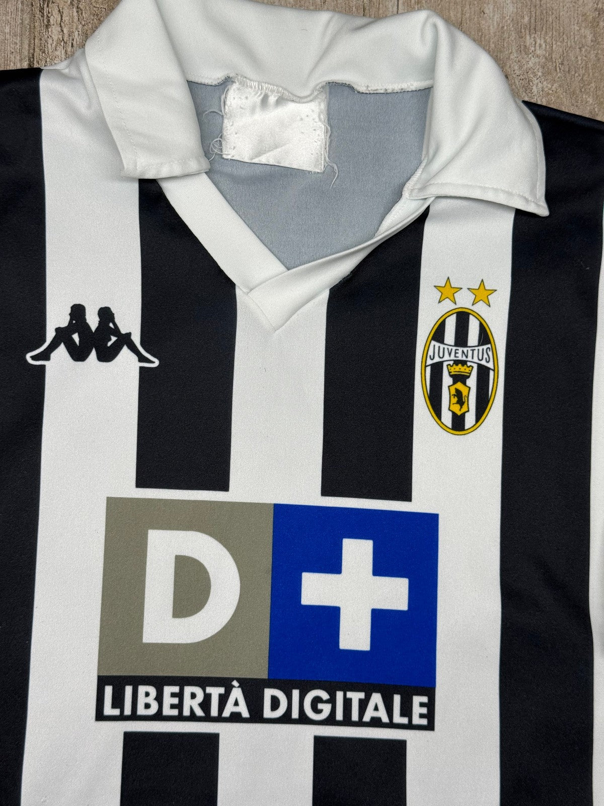 maglia calcio juventus vintage HENRY Kappa 1999 2000 L home D+ FAN VERSION