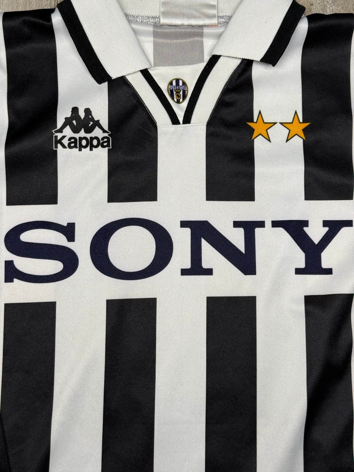 maglia calcio Vialli Juventus Kappa vintage 1995 1996 SONY M FAN VERSION