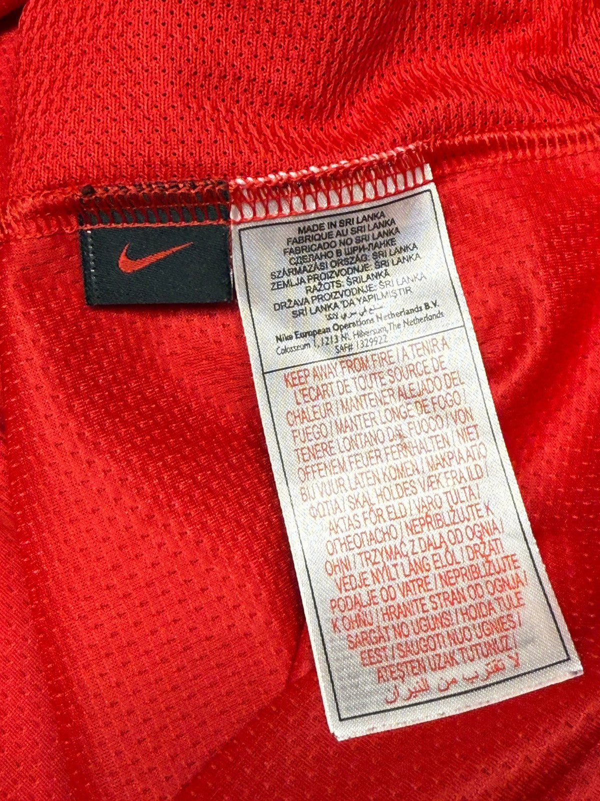 cristiano ronaldo manchester united shirt NIKE 2007 2008 AIG jersey authentic XL