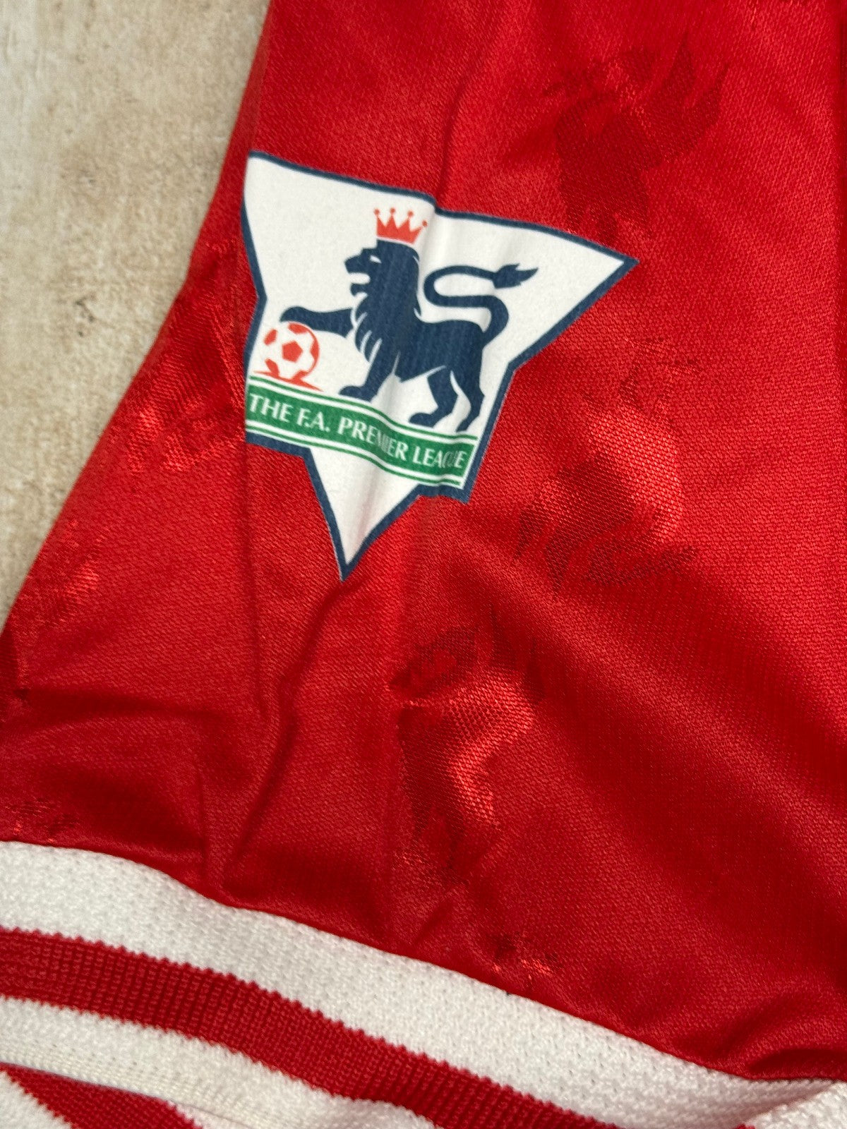 maglia calcio Vintage Liverpool jersey Carragher Reebok carlsberg 1996 1997 XL