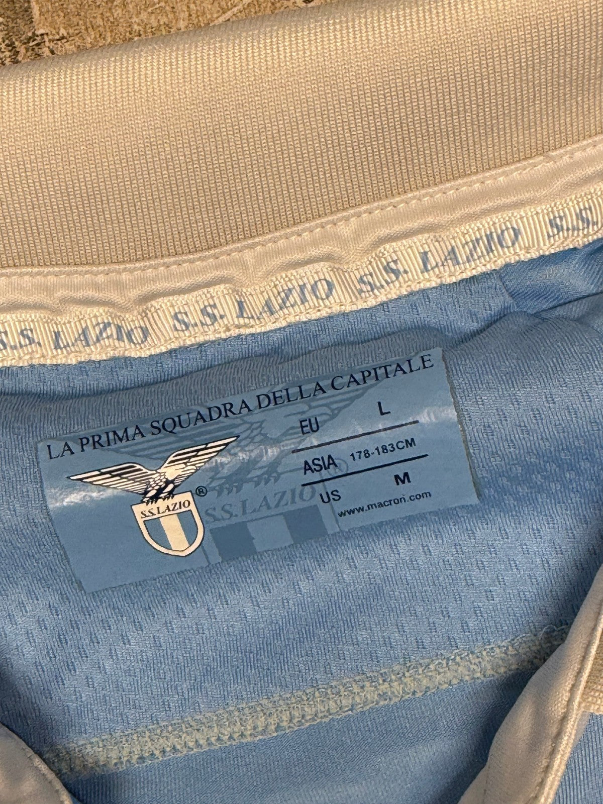 maglia lazio vintage macron calcio HERNANES home shirt camiseta 2012 2013