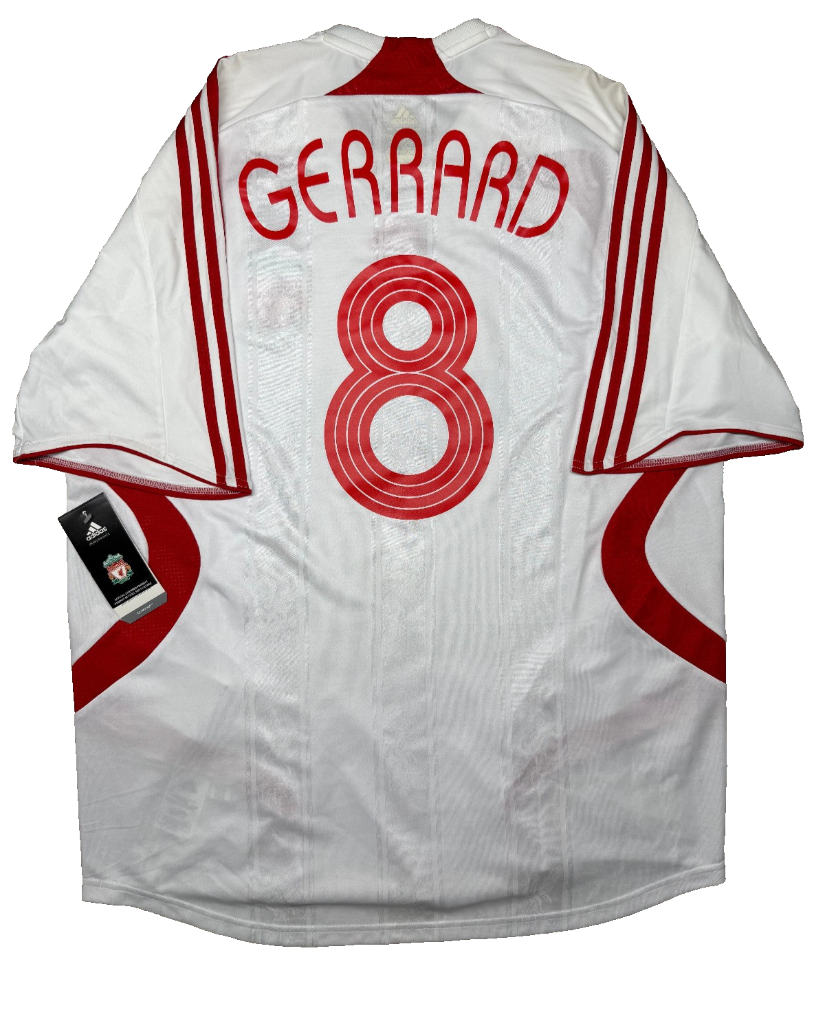 shirt liverpool Gerrard Adidas 2007 2008 carlsberg home shirt maglia *NEW*