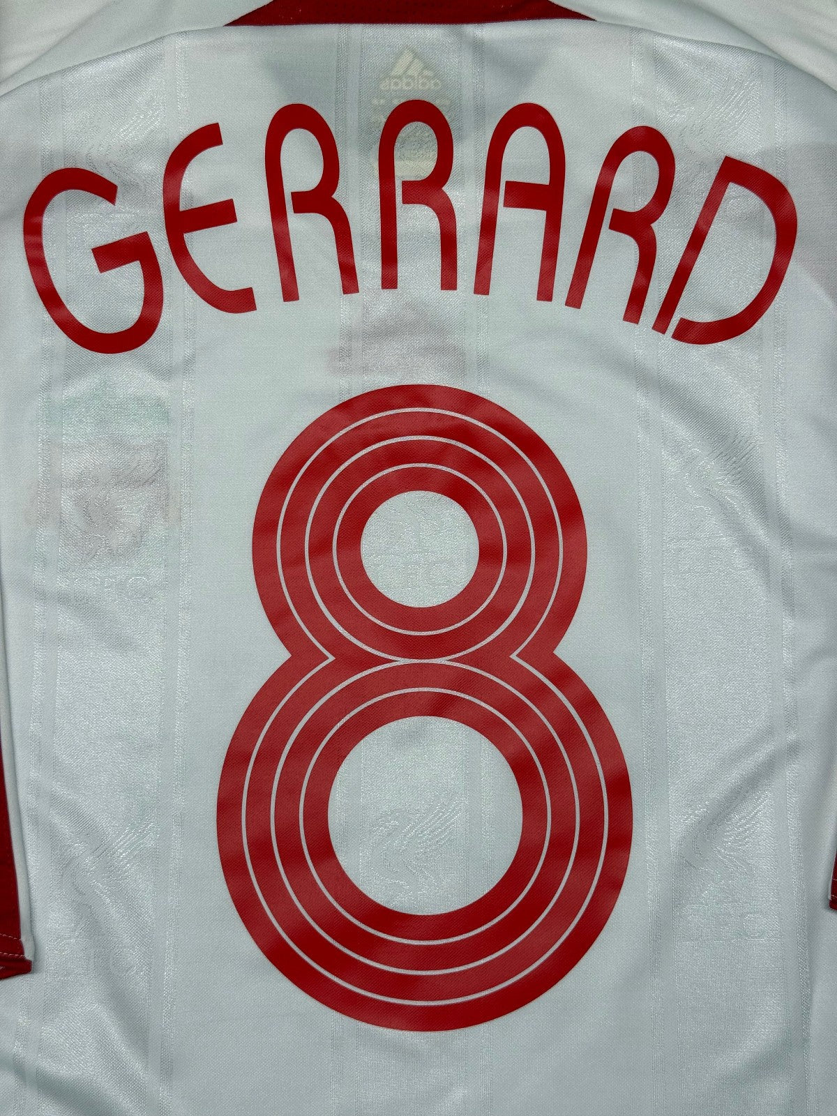 shirt liverpool Gerrard Adidas 2007 2008 carlsberg home shirt maglia *NEW*