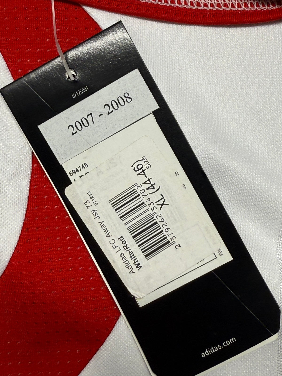 shirt liverpool Gerrard Adidas 2007 2008 carlsberg home shirt maglia *NEW*