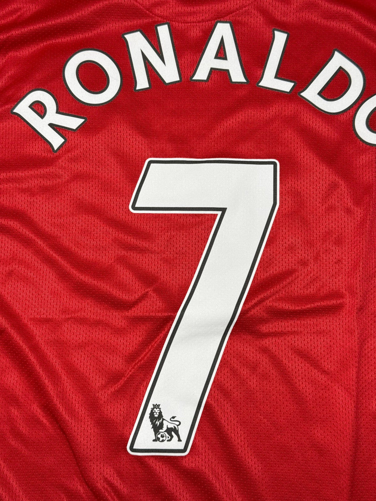 cristiano ronaldo manchester united shirt NIKE 2007 2008 AIG jersey authentic XL