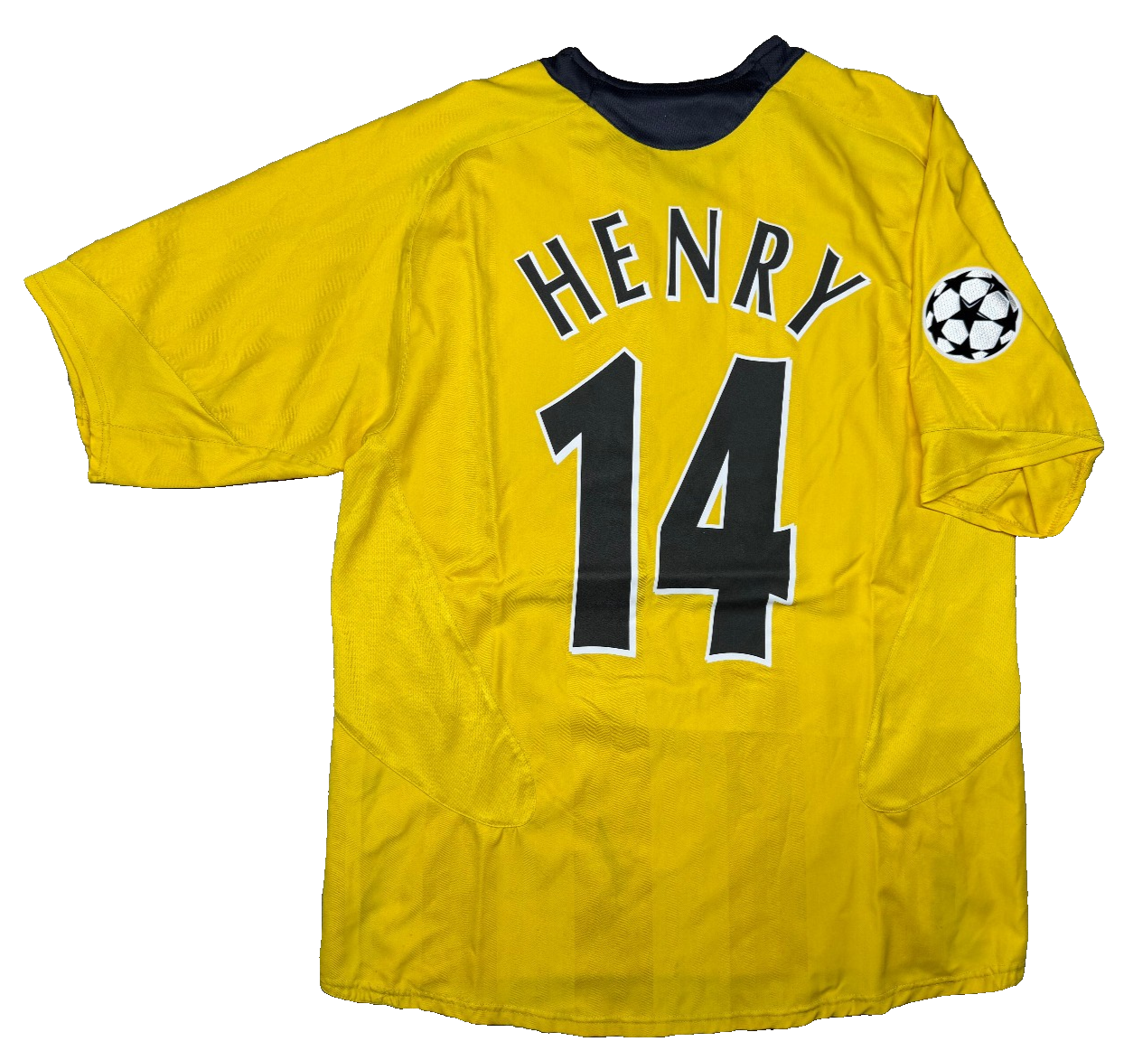 maglia calcio vintage HENRY Arsenal Nike 2005 2006 O2 M UEFA Champions League