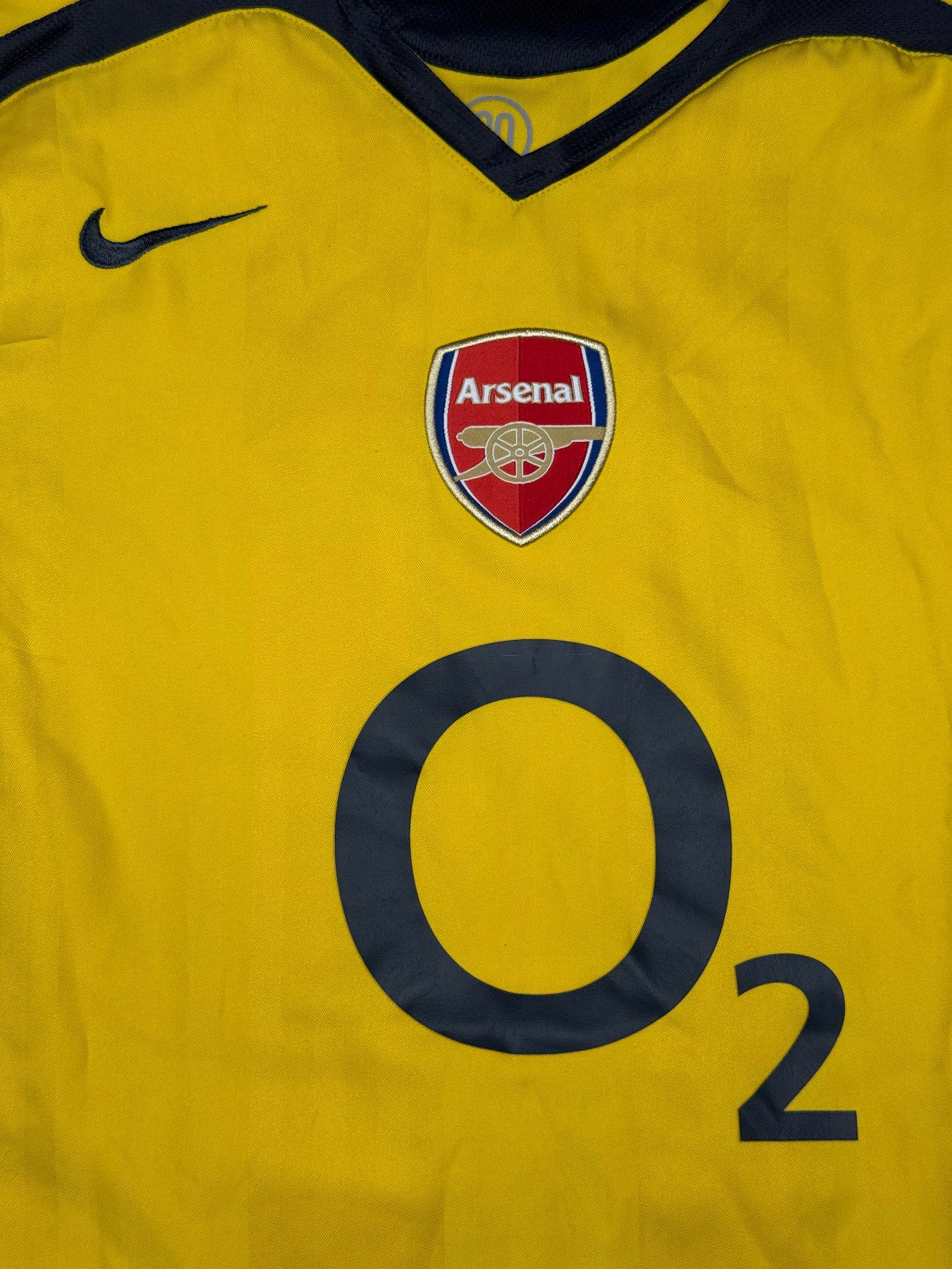 maglia calcio vintage HENRY Arsenal Nike 2005 2006 O2 M UEFA Champions League