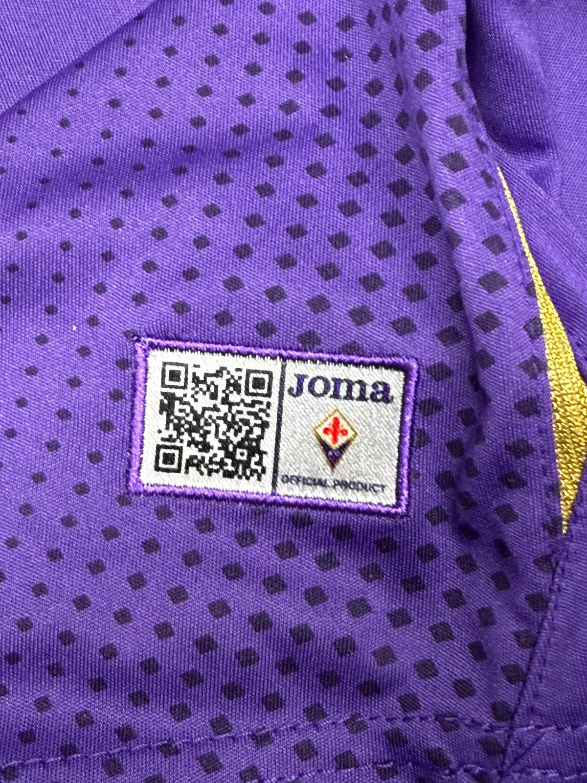 maglia calcio Fiorentina vintage TOMOVIC Joma UEFA 2014 2015 L Serie A jersey