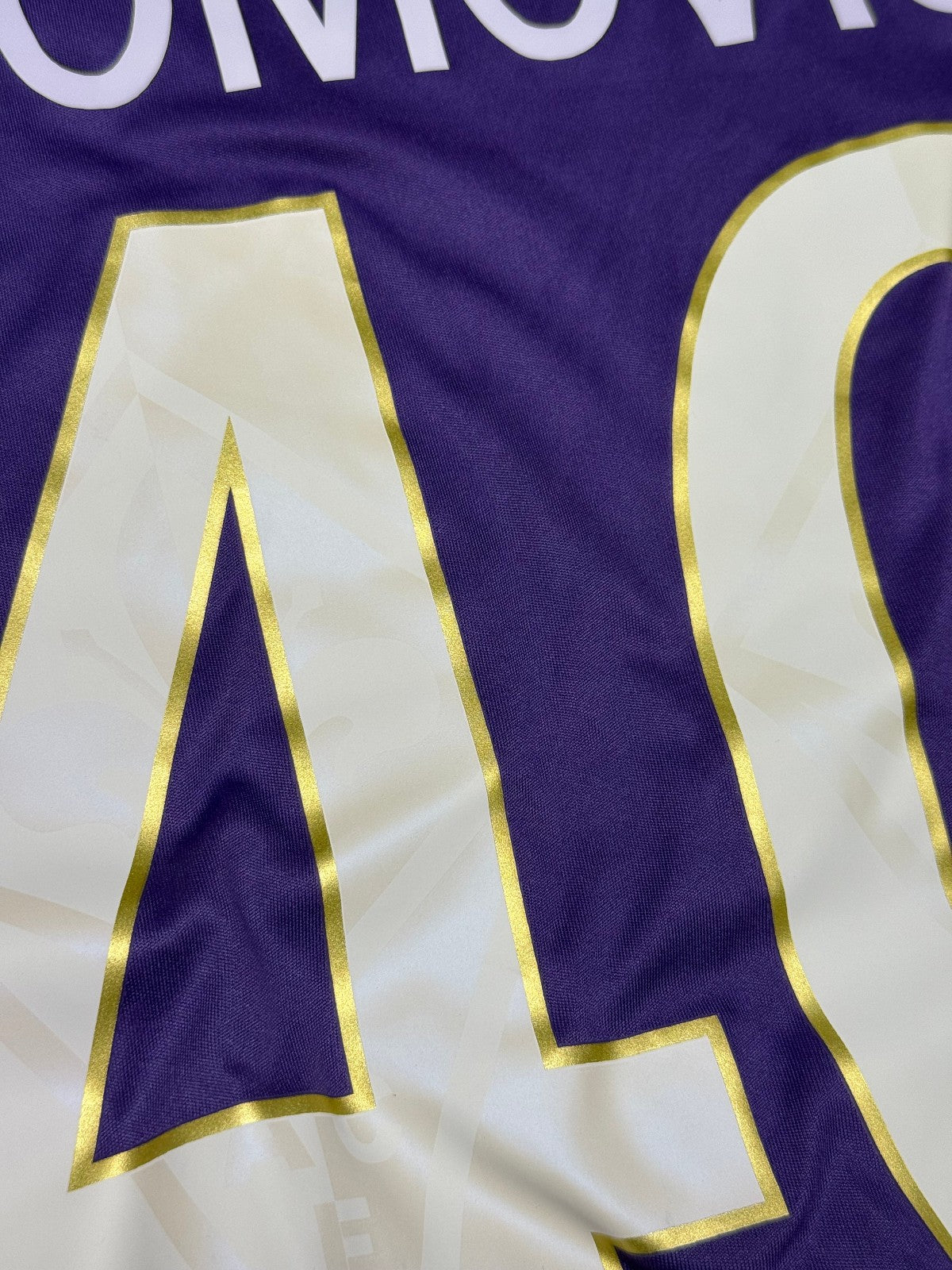 maglia calcio Fiorentina vintage TOMOVIC Joma UEFA 2014 2015 L Serie A jersey