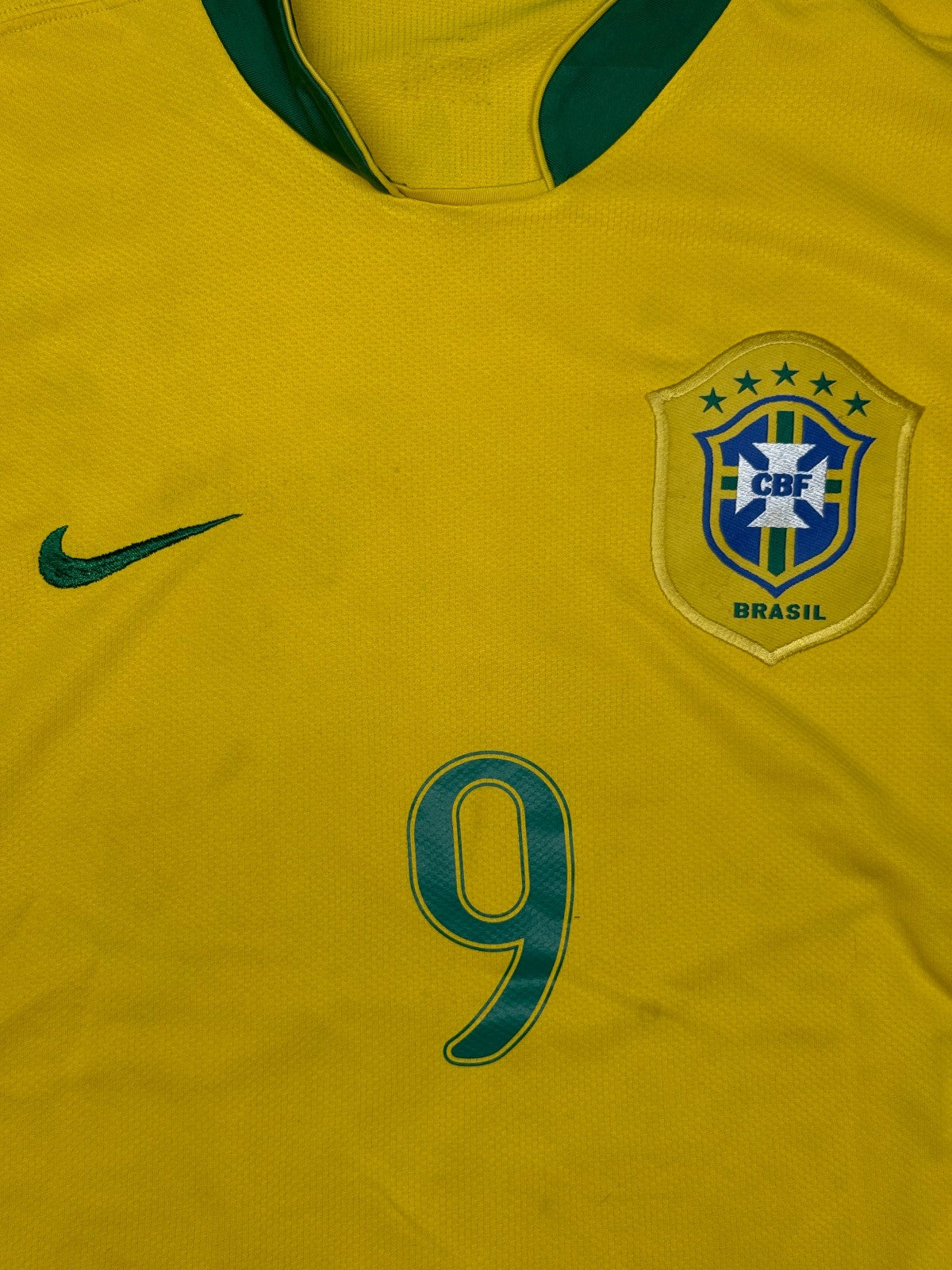 maglia calcio vintage Brasile Ronaldo Brazil Nike 2006 World Cup Mondiali M