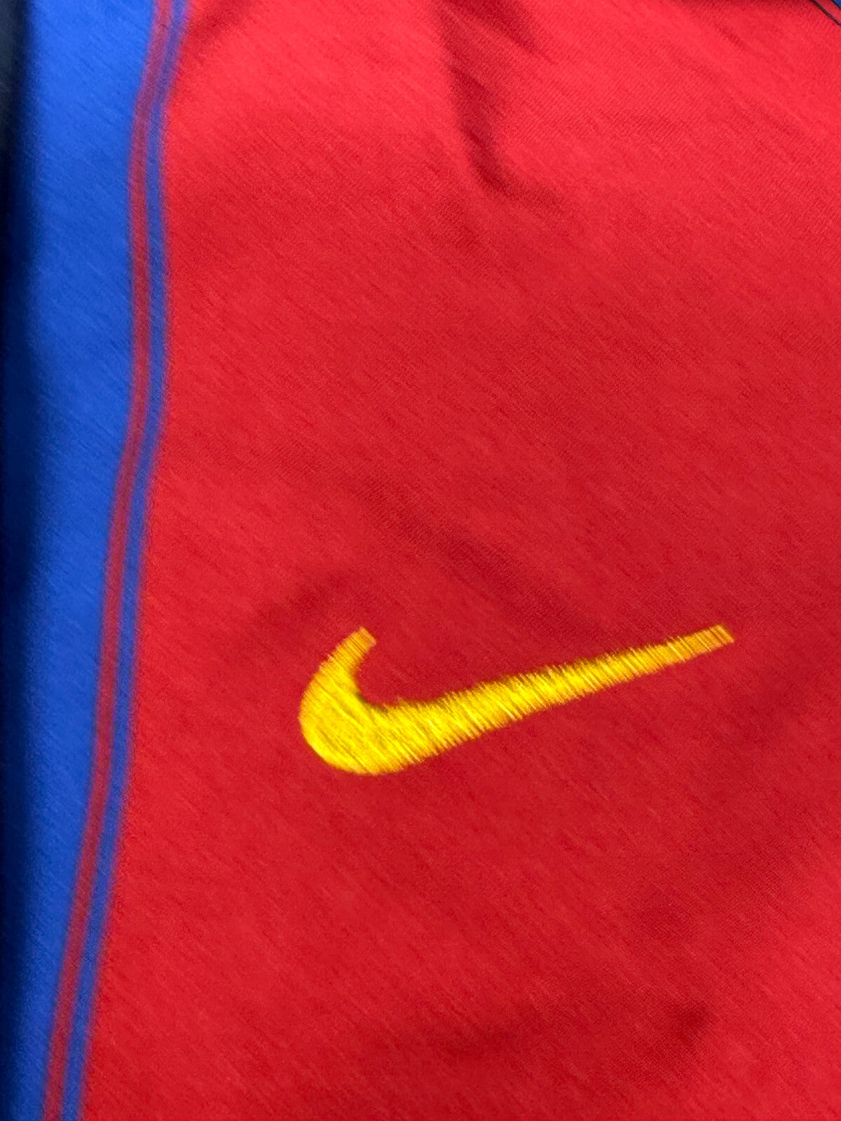 maglia calcio vintage Ronaldinho barcellona Barca NIKE 2003 2004 shirt jersey M