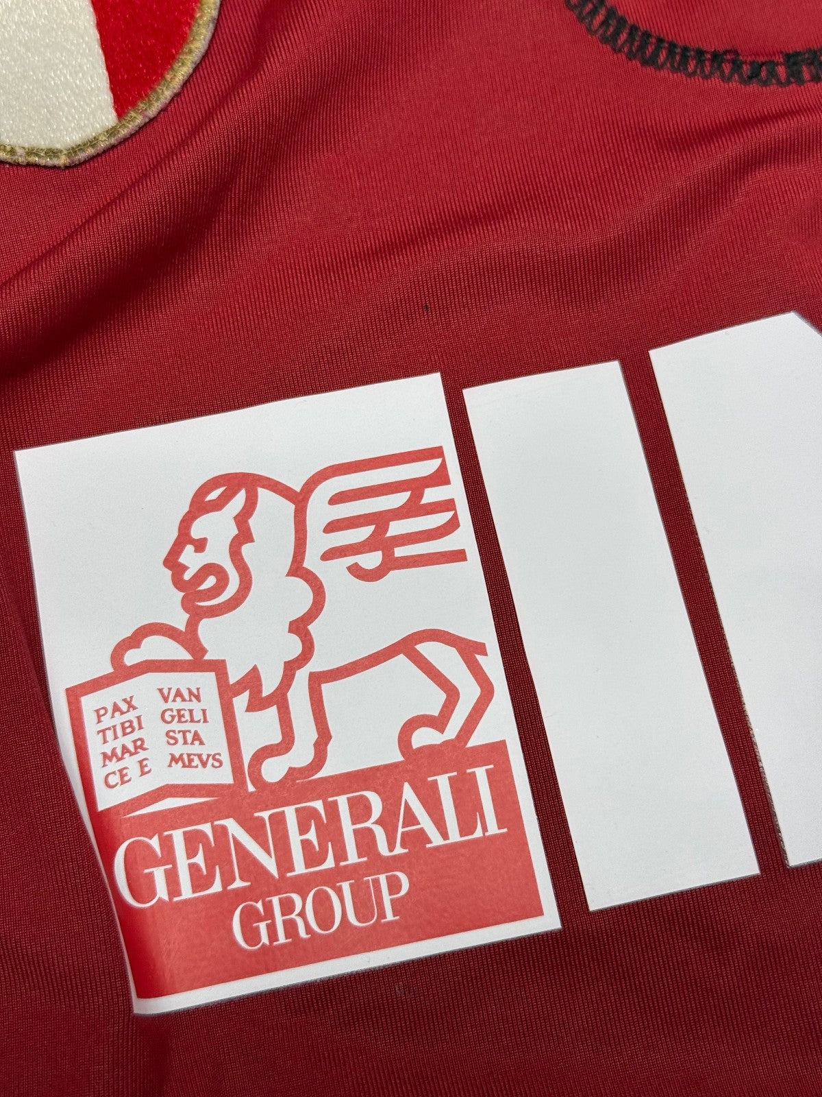 maglia calcio vintage AS Roma Candela #32 2001 2002 Kappa scudetto SIGNED proof