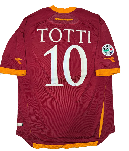 maglia roma Totti 2006 2007 Diadora Prodotto Ufficiale Serie A XL