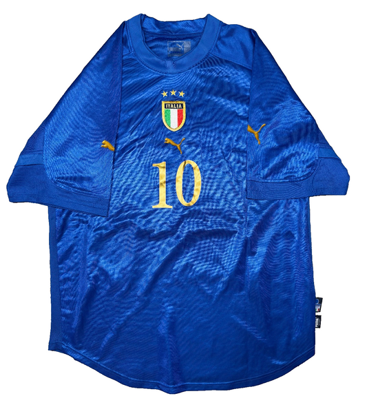 maglia calcio vintage Roberto Baggio Last Game Italy italia Puma 2004 XL