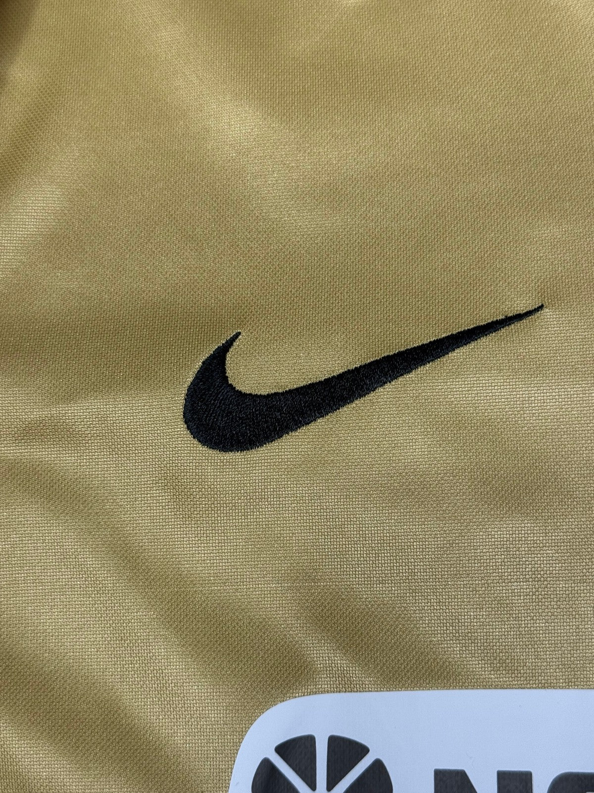 maglia calcio vintage Juventus Del Piero Champions League 2008 away oro XL