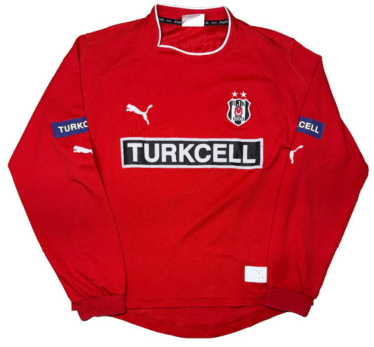 maglia calcio vintage Besiktas 2003 2004 PANCU #9 away PUMA Turkcell Turkey XL
