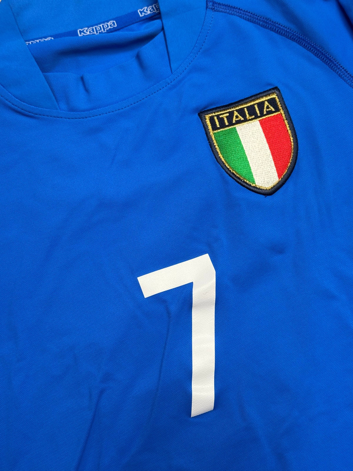 maglia calcio vintage italia DEL PIEROWorld Cup 2002 *ITALY* Korea M jersey