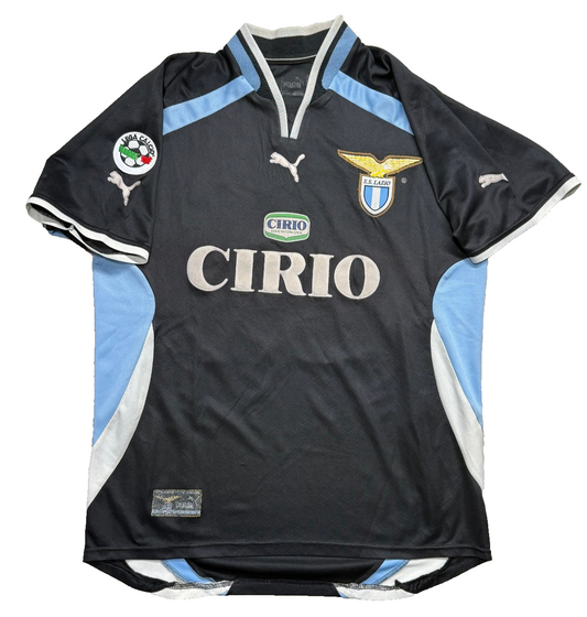 maglia calcio vintage SS Lazio 100 years Puma Siemens 2000 2001 VERON L