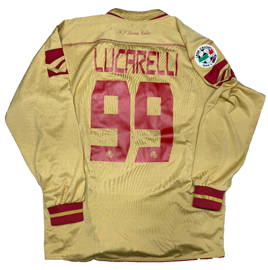 maglia calcio vintage Livorno Legea CARIGE LUCARELLI #99 2005 2006