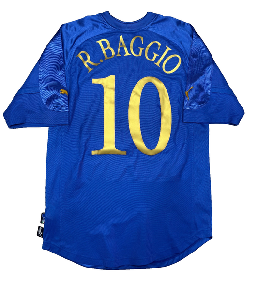 maglia calcio vintage Roberto Baggio Last Game Italy italia Puma 2004 L
