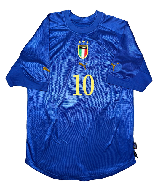 maglia calcio vintage Roberto Baggio Last Game Italy italia Puma 2004 L