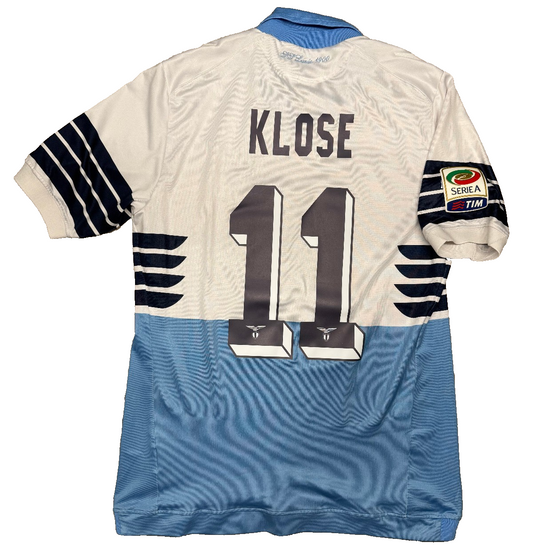 maglia calcio vintage lazio macron calcio KLOSE shirt maillot bandiera 2014 2015