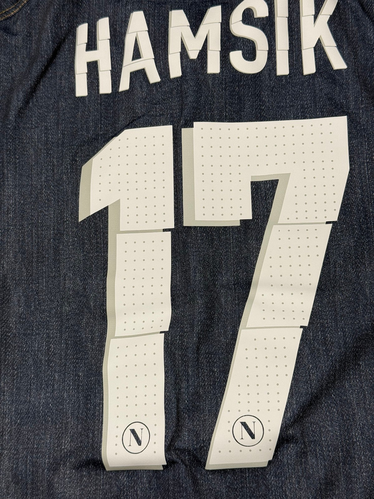 maglia calcio vintage Napoli away Jeans 2014 2015 Hamsik home XL