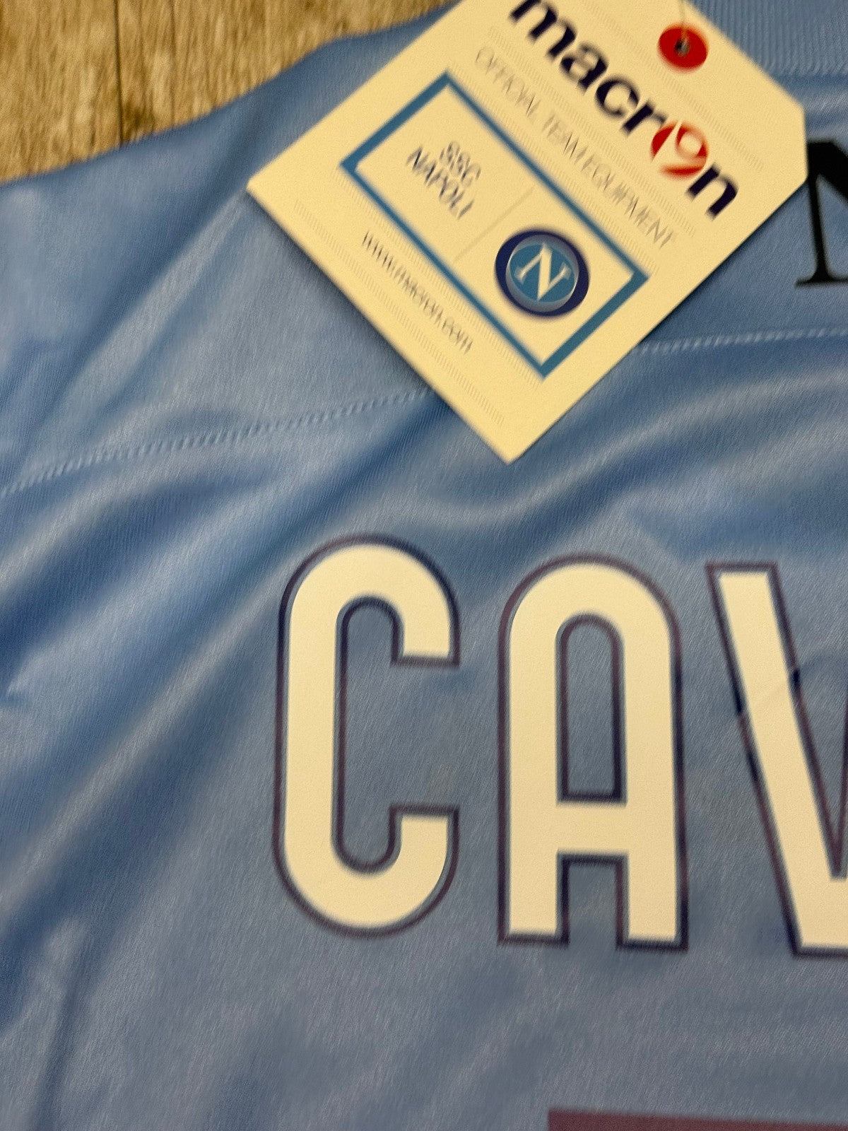 maglia calcio vintage Napoli CAVANI home 2010 2011 shirt Jersey Macron M Lete
