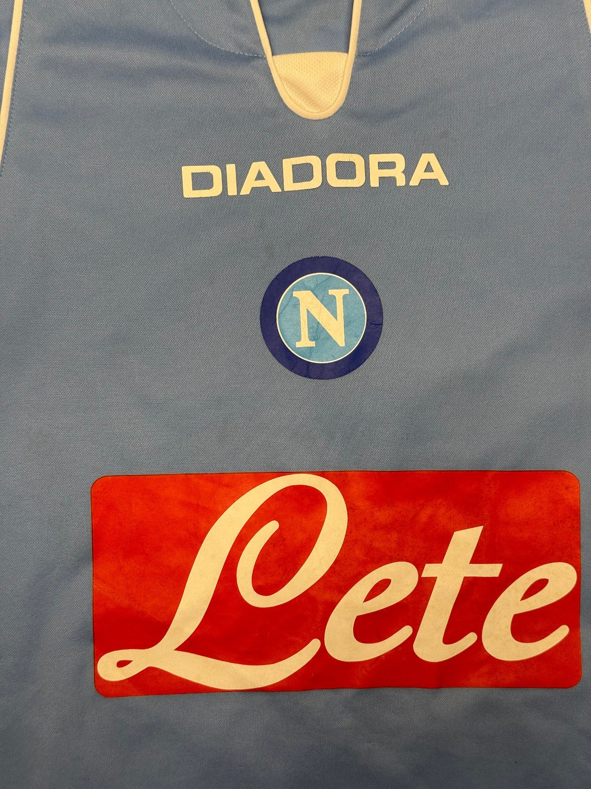 maglia calcio vintage SSC Napoli Calcio Diadora SERIE A home 2007 2008 SOSA #9