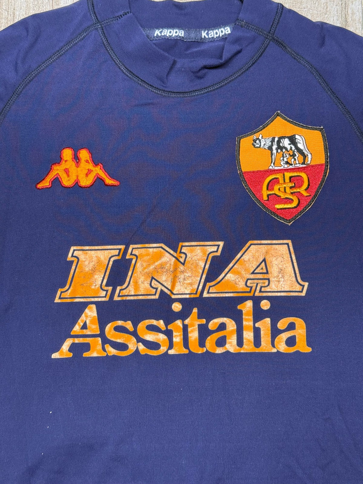 maglia calcio vintage AS Roma Totti 2000 2001 scudetto Kappa Ina Assitalia XL