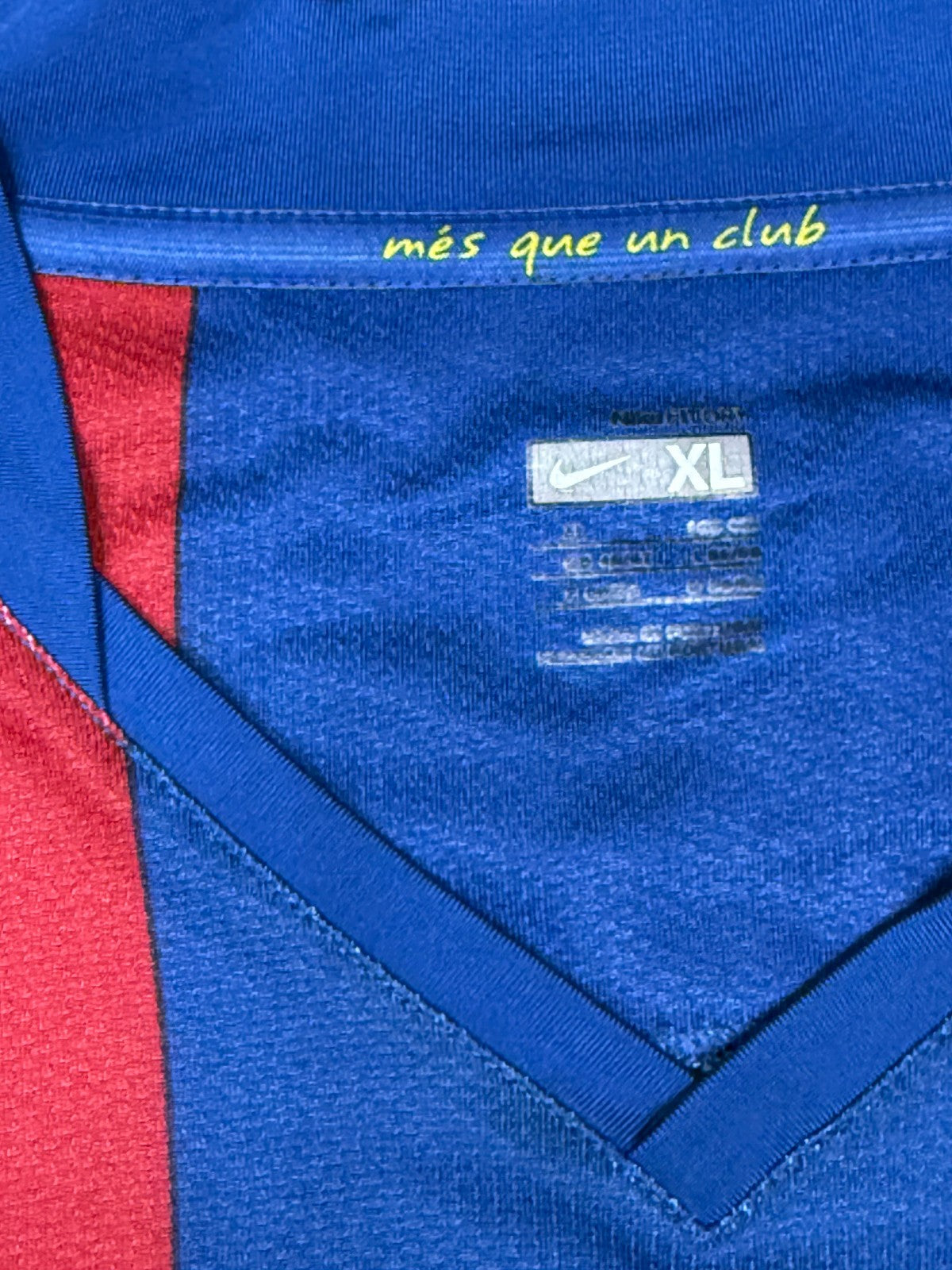 maglia Ronaldinho barcellona home Barca NIKE 2007 2008 shirt camiseta UNICEF XL