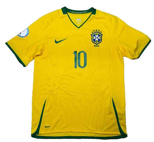 Brazil Brasil Kaká #10 Nike Confederations Cup 2009 Maglia Originale Taglia M