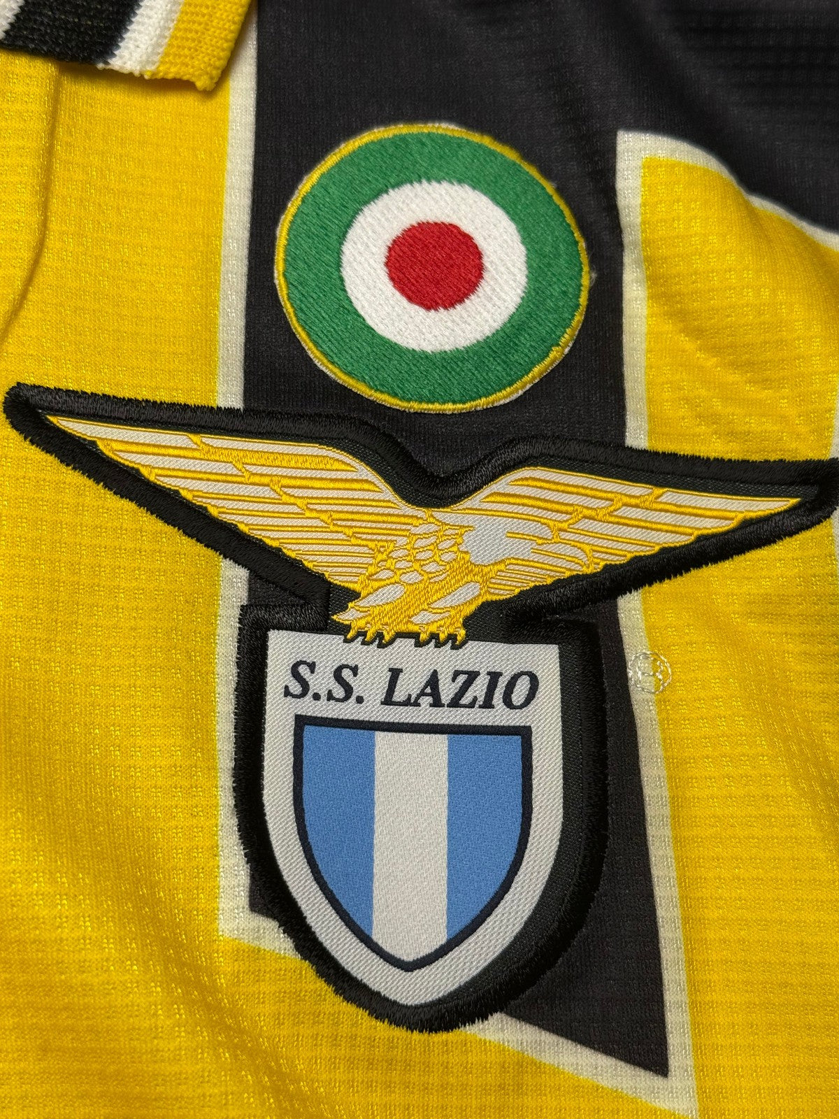 Maglia calcio vintage Lazio Mancini Issued UEFA CUP Puma 1999 2000 Maglia M BNWT