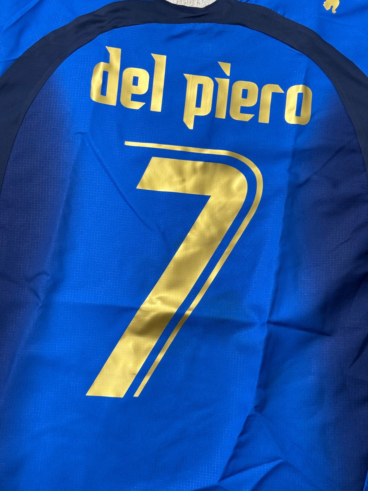 maglia calcio vintage italia mondiali 2006 DEL PIERO 3 stars Puma L shirt