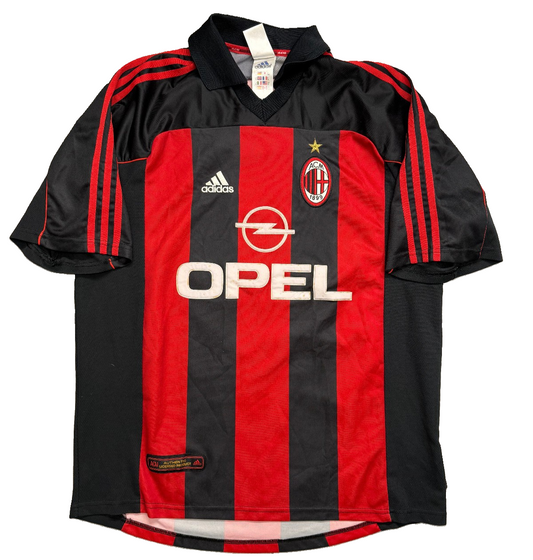 maglia calcio vintage AC Milan SHEVCHENKO Adidas 2000 2001 home OPEL Climalite