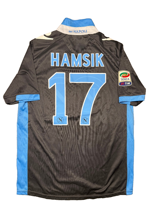 SSC Napoli Maglia Away 2011/12 Hamsik #17 Macron Originale Vintage Serie A L