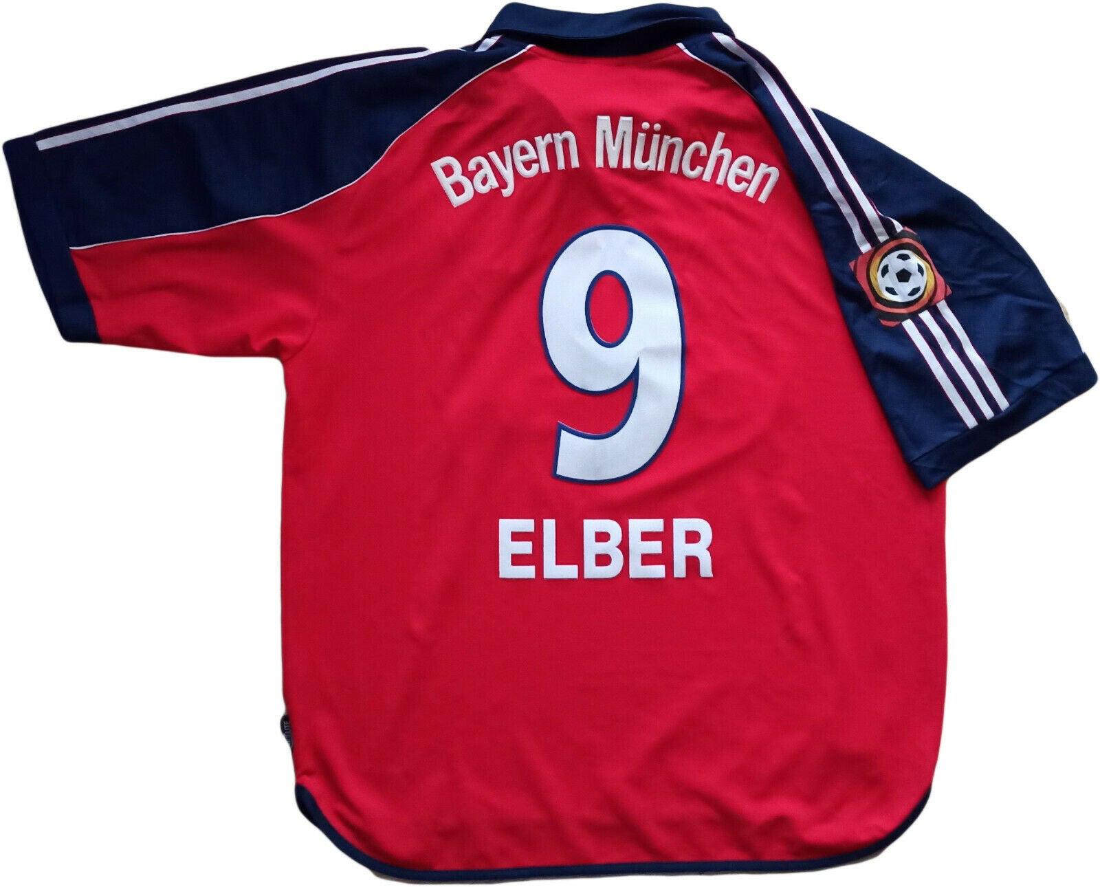 Maillot Bayern Munich Elber 1999-2000 - Taille XL, Vintage, Occasion Mais En Bon état